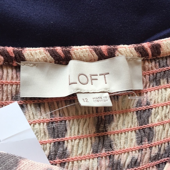 LOFT Ikat Print Maxi Dress (Size: 12) NWT - Picture 13 of 15